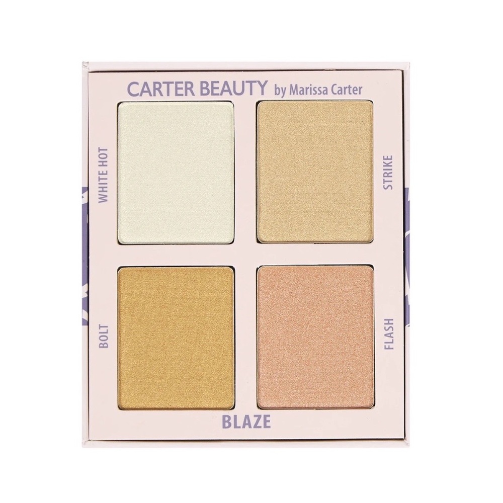 CARTER BEAUTY BLAZE MINI HIGHLIGHTER PALETTE - BRAND NEW/SEALED